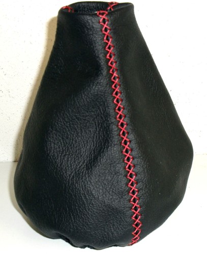 Cuffia cambio vera pelle nera - cuffia,
