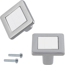 - Set Di 2 Pomelli Quadrati
