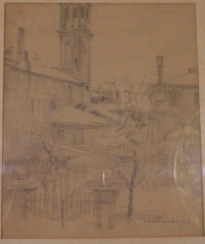 Disegno marco novati paesaggio - disegno,
