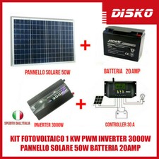 KIT FOTOVOLTAICO 1 KW PWM