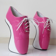 Balletto donna 18 cm stringato