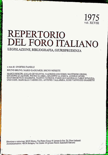 Repertorio del foro italiano - foro,