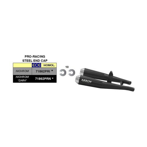 Marmitte arrow slip - marmitte, slip-on