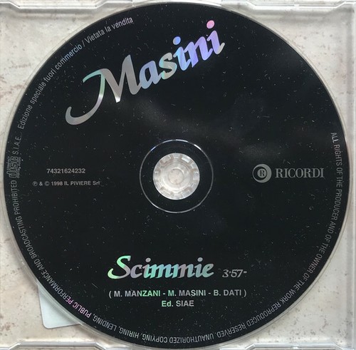 Marco masini scimmie cd - masini, -scimmie