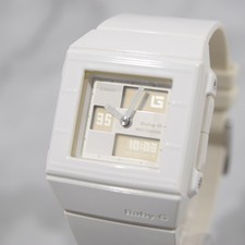 [Come Nuovo] Orologio Casio Baby-G Casket BGA-200 Analogico Digitale Donna Bianco Batteria Nuova