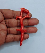 Ramo di corallo italiano pietra preziosa sfusa vintage 100% naturale rosso lu...