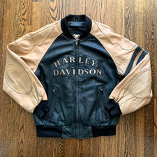 Giacca biker pelle Harley