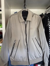 Giacca Primaverile Giorgio Armani Argento  In Italy Vintage Rara Silver Bomber