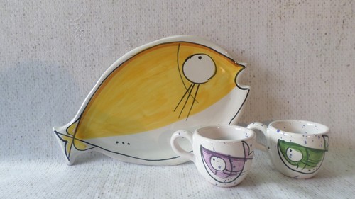 Set caffè decoro - caffè, "alici"