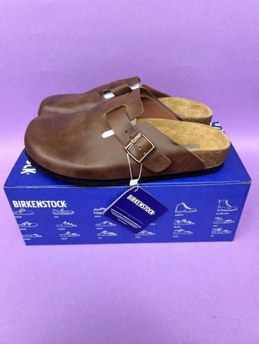 Birkenstock boston brown uomo - boston,