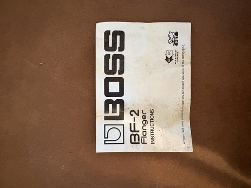 Boss flanger pedale per - bf-2,