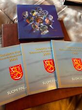 set intro finlandia 3 kms 1999 + 2000 + 2001 perfetto FDC 1 cent - 2 euro