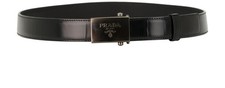 Cintura Prada logo inciso