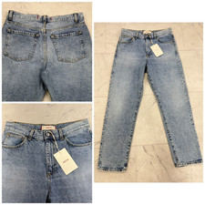 Jeans donna denim a vita alta