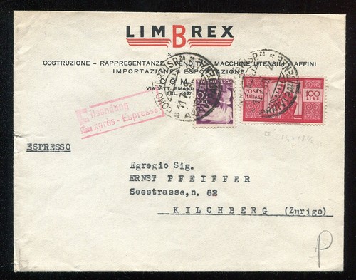 Repubblica 1949 busta la - 1949,