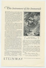 Steinway fa piena giustizia ai capolavori Schubert Mozart Haydn Bach pubblicità vintage