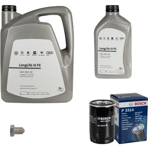 Bosch filtro olio vw - olio, 6