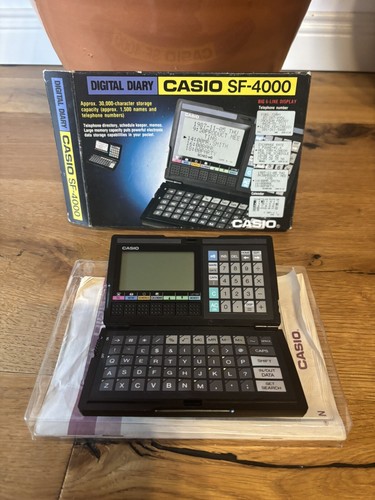 Digital diary casio 4000 - digital, sf-4000
