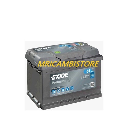 Exide ea612 batteria 61ah - batteria, en