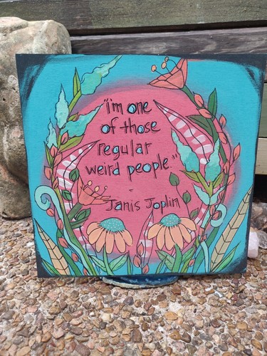Quadro citazione janis joplin - citazione,