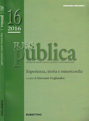 Res publica 2016 - res, n.16/2016.