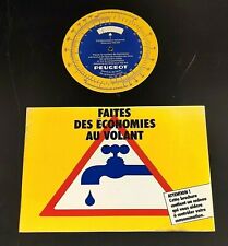 PEUGEOT 104 204 304 404 504 DISCO CONSUMI BROCHURE 205 206 gti 106 rallye 505 