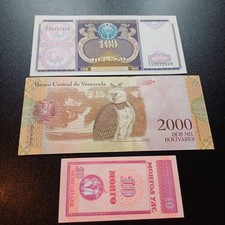 Cartamoneta Banconote Estere Mondiali Fior Di Stampa Lotto A92 