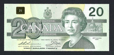 BANK OF CANADA, 20 DOLLARI