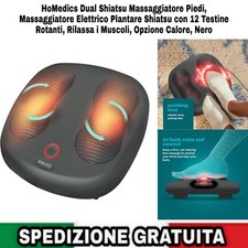 HoMedics Dual Shiatsu Massaggiatore Piedi, Massaggiatore Elettrico Plantare
