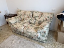 divano Vintage 2 posti In Lino