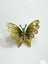 925 Silver Filigree Brooch