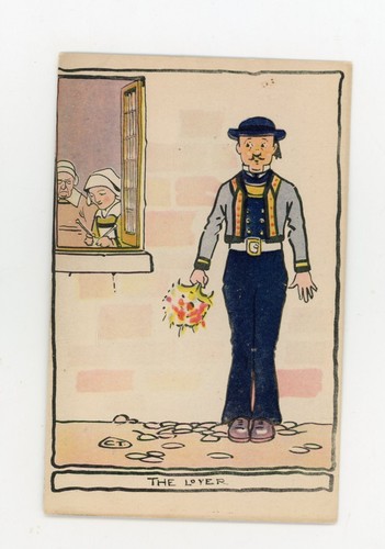 Cartolina epoca umorismo - cartolina,