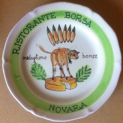 Piatto buon ricordo novara - piatto,