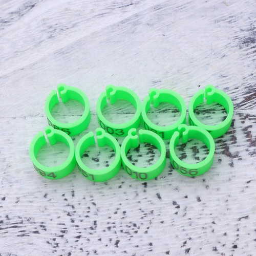 100 pezzi anelli plastica - 100,