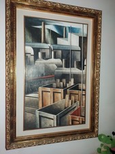 Marcello Scuffi Olio Su Tela 