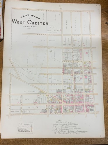 1880 map west ward of - c.,