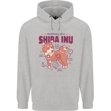 Felpa con cappuccio Shiba Inu