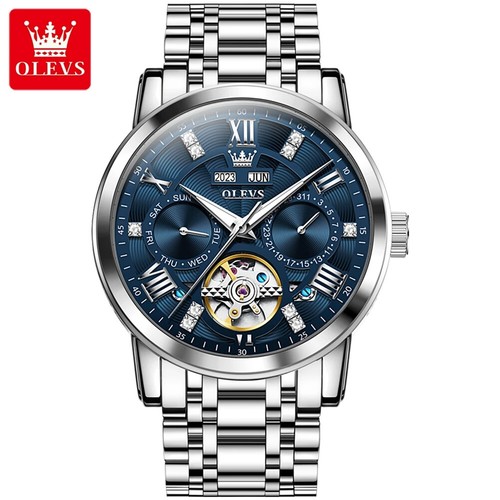 Orologio uomo olevs - orologio, scheletro