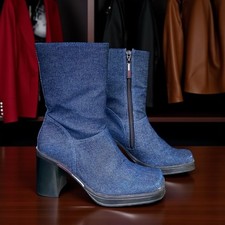 Stivali denim vintage Tommy