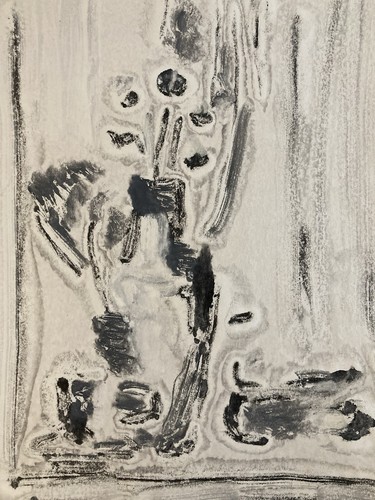 Pittura astratta gouache - gouache, su