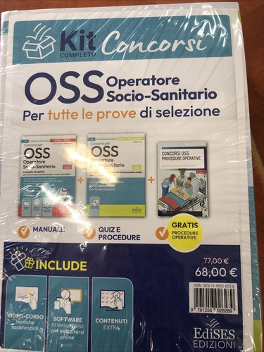 Kit concorsi oss manuale quiz - concorsi, oss-manuale+quiz+