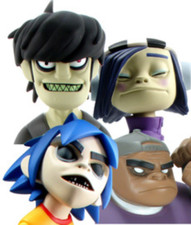 NUOVO Gorillaz kidrobot Red
