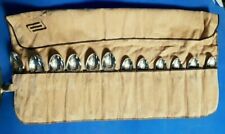 734- Set di 12 cucchiaini 6 da The in Argento e 6 da caffe' in Silver plated 