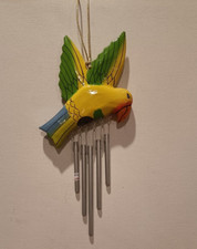 SCACCIA SPIRITI da appendere con UCCELLO, volatile, pennuto, VINTAGE, in legno