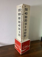 VINTAGE 1970s COCA-COLA Triangolo Termometro in plastica Made USA
