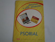 PSORIAL PUBBLICITA' MEDICINALE PSORIASI E ALTRE DERMATOSI PRIMO SEMESTRE 1955