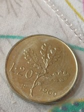 20 LIRE 1969 FDC DA SERIE