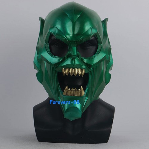 Casco cosplay spider man green - casco,