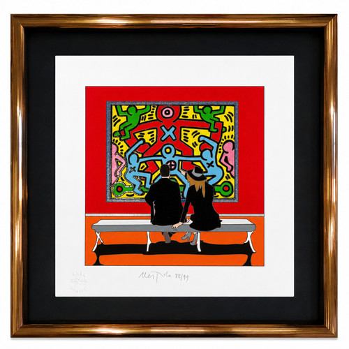 Ugo nespolo serigrafia - ugo,