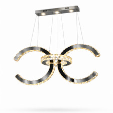 lampadario vetro punti luce